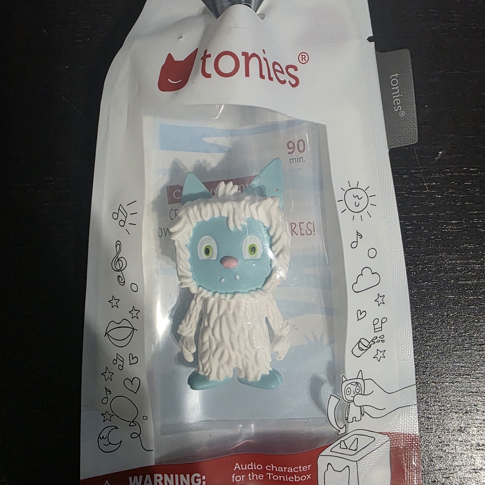 Tonies Blue and White Audio Character